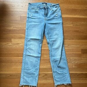 Mavi Light Blue Distressed Jeans